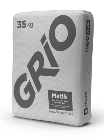 GRİO Matik Çimento Esaslı Hazır Makine Sıvası